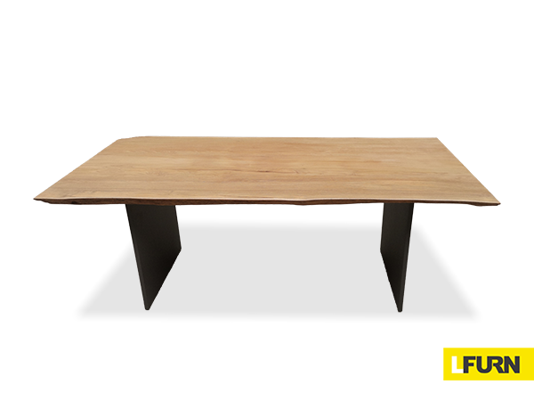 โต๊ะปีกไม้ ขาสแตนเลส TEAK / STAINLESS STEEL RECTANGULAR TABLE WITH POWDER COATED