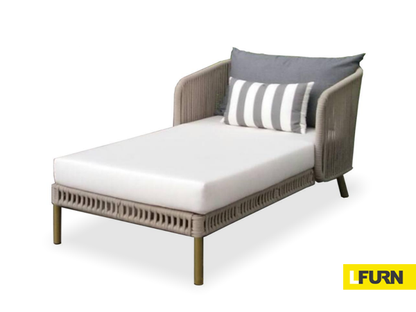 ALUMINIUM DAYBED WITH ROPE